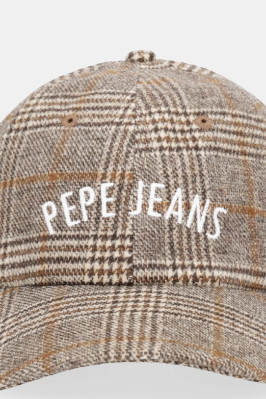Кепка из смесовой шерсти Pepe Jeans PL0400008 коричневый AW25