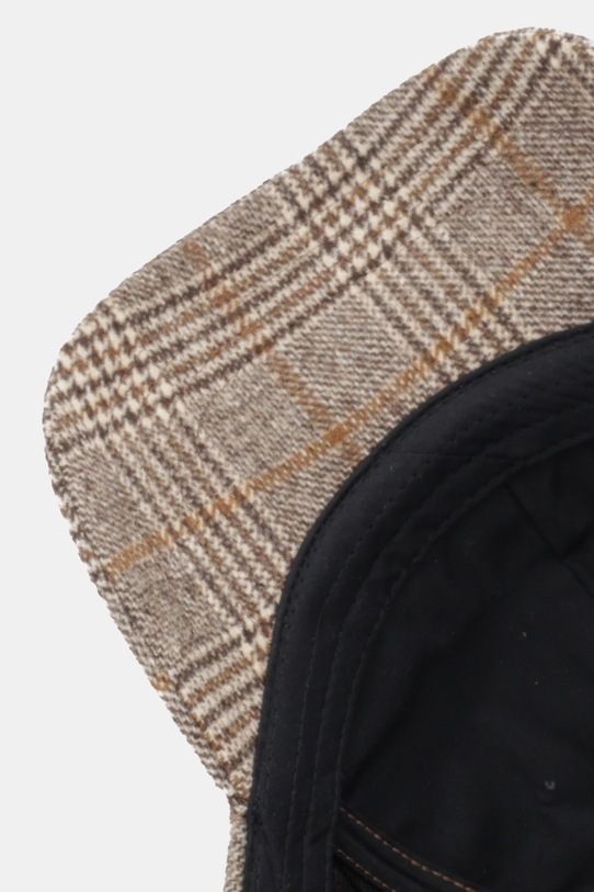 Pepe Jeans czapka z daszkiem z domieszką wełny brązowy PL0400008
