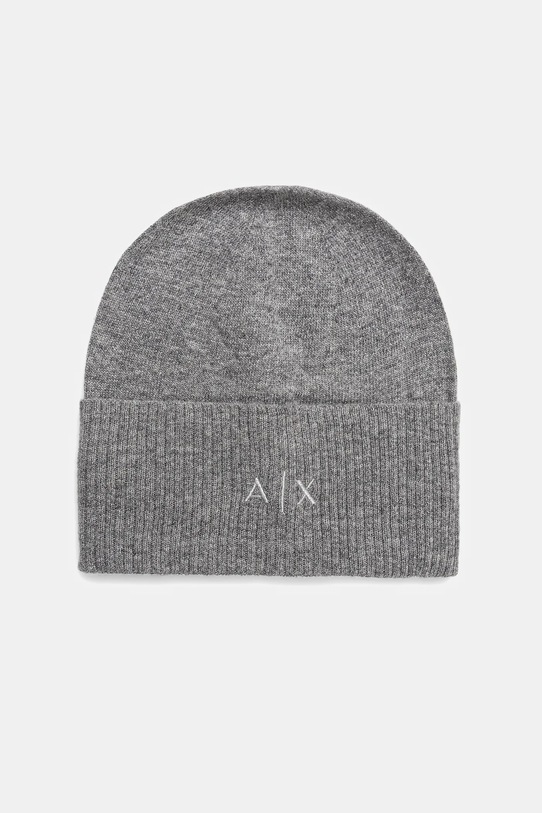 Čepice s příměsí vlny Armani Exchange tenká šedá XW001519.AF16181