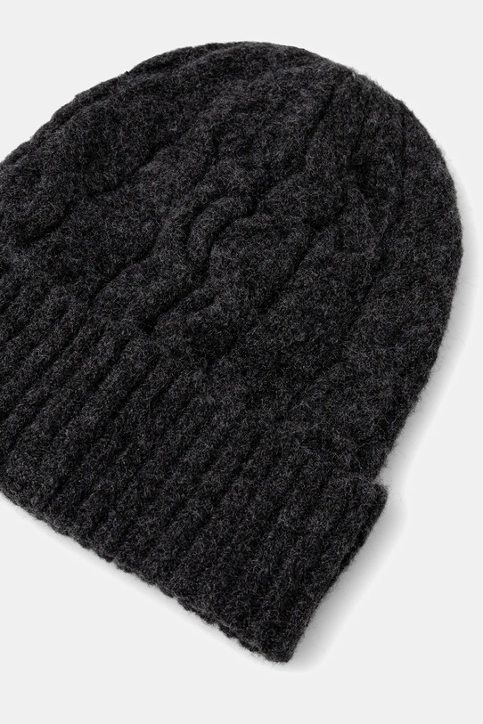 Akcesoria Levi's czapka z domieszką wełny 004D4 czarny