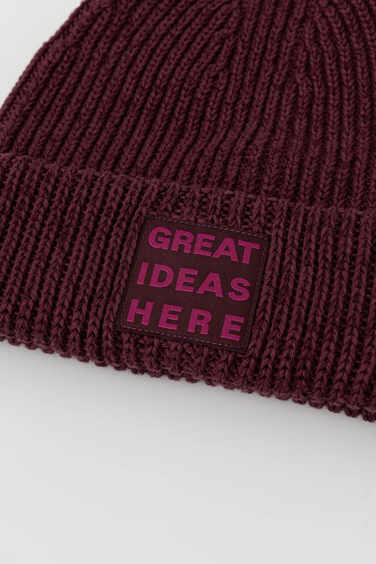 Σκουφάκι με προσθήκη μαλλιού MAX&Co. 2528576042200 μπορντό AW25