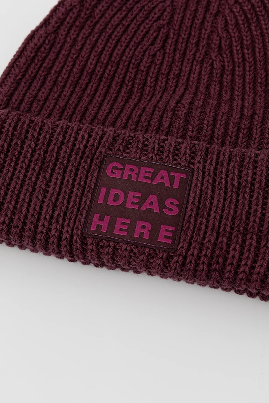 Σκουφάκι με προσθήκη μαλλιού MAX&Co. 2528576042200 μπορντό AW25