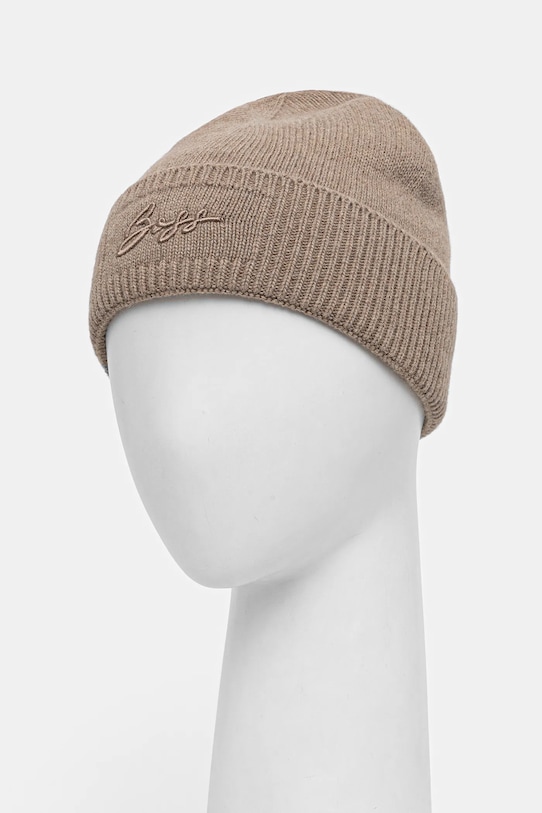 Аксесоари Шапка BOSS Landrenia_hat 50558673 кафяв