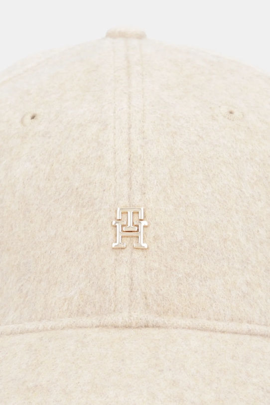 Vlnený šilt Tommy Hilfiger AW0AW17773 béžová AW25