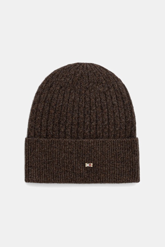 Tommy Hilfiger czapka pozostałe brązowy AW0AW17776