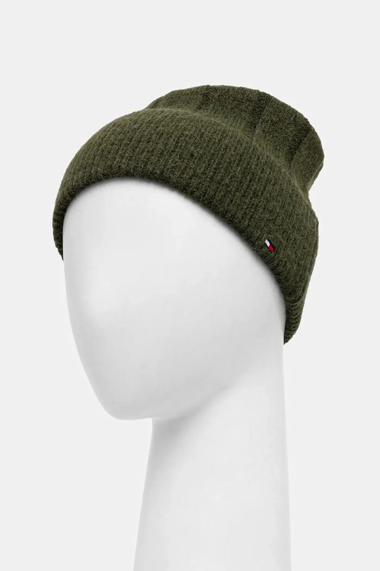 Аксессуары Шапка с добавлением шерсти Tommy Hilfiger AW0AW17779 зелёный
