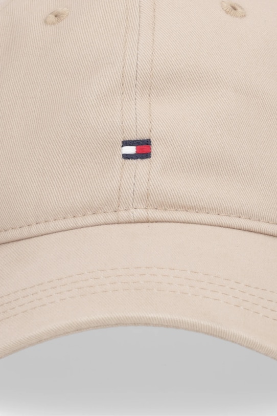 Bavlněná baseballová čepice Tommy Hilfiger AW0AW17781 béžová AW25
