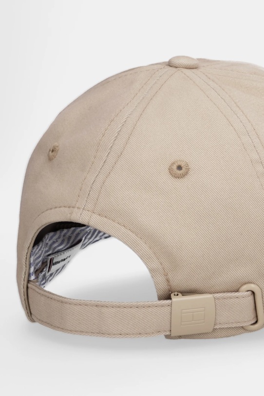 Akcesoria Tommy Hilfiger czapka z daszkiem bawełniana AW0AW17781 beżowy