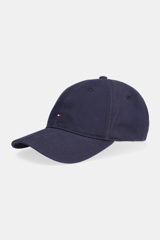 Tommy Hilfiger czapka z daszkiem bawełniana bawełna granatowy AW0AW17781