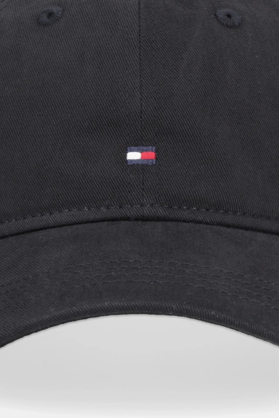 Tommy Hilfiger czapka z daszkiem bawełniana AW0AW17781 czarny AW25