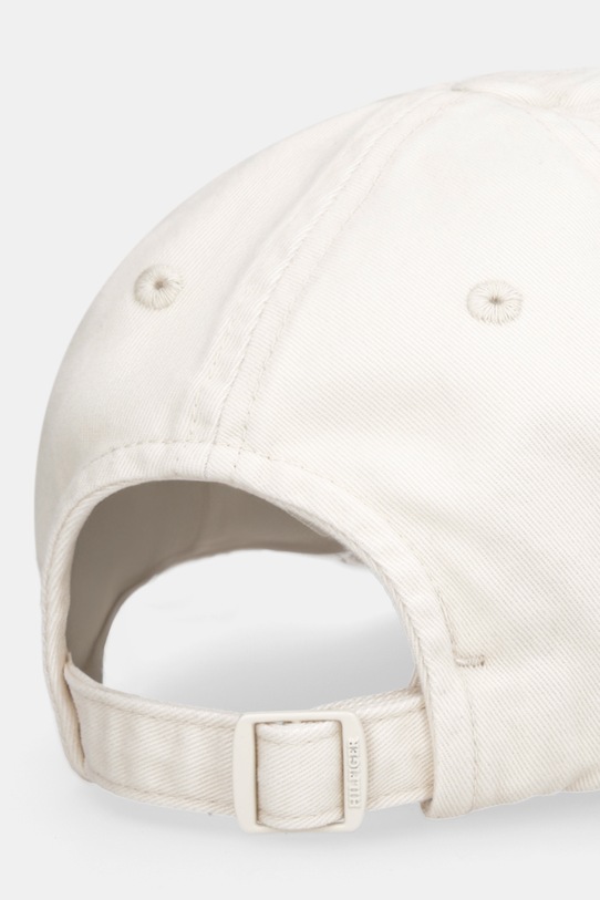 Akcesoria Tommy Hilfiger czapka z daszkiem bawełniana AW0AW17987 beżowy
