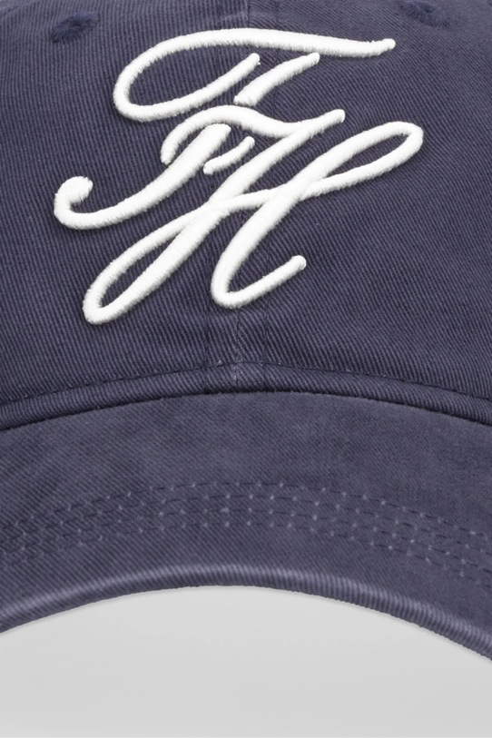 Tommy Hilfiger czapka z daszkiem bawełniana AW0AW17987 granatowy AW25