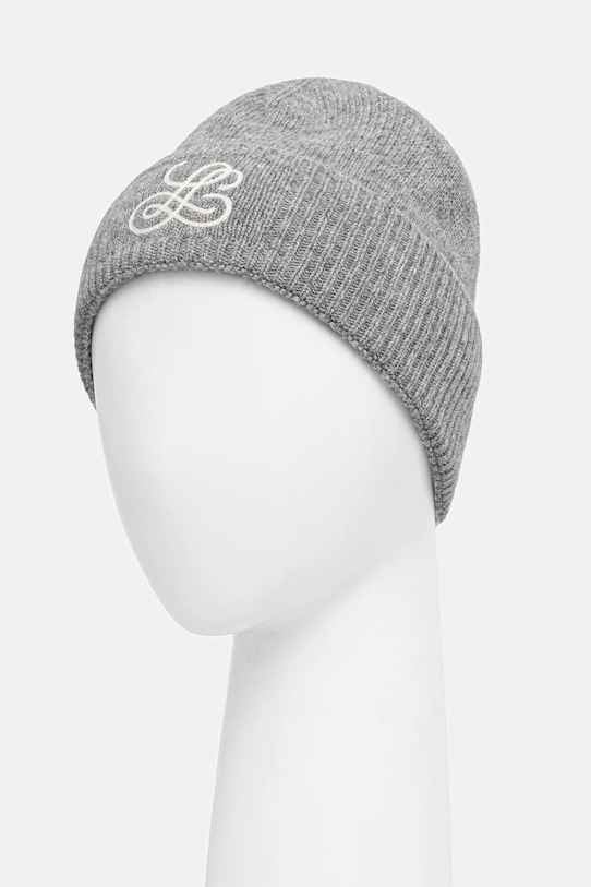 Luisa Spagnoli czapka wełniana 100258 szary AW25