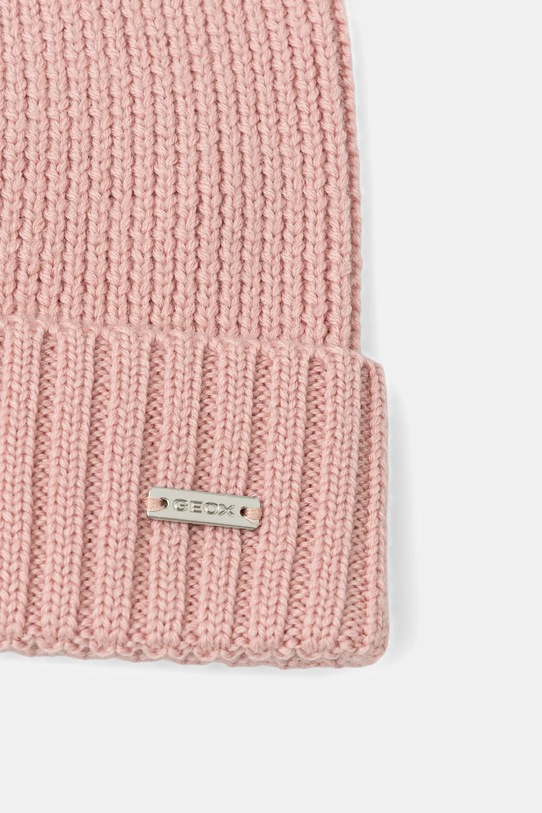 Geox czapka wełniana CELESTYE W5660G.T3310 różowy AW25