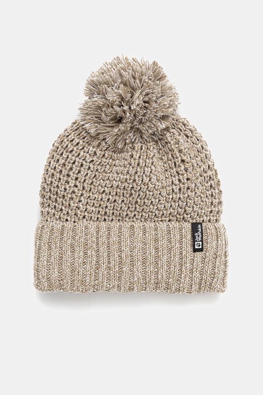 Jack Wolfskin czapka MEDLEY pozostałe beżowy A65237