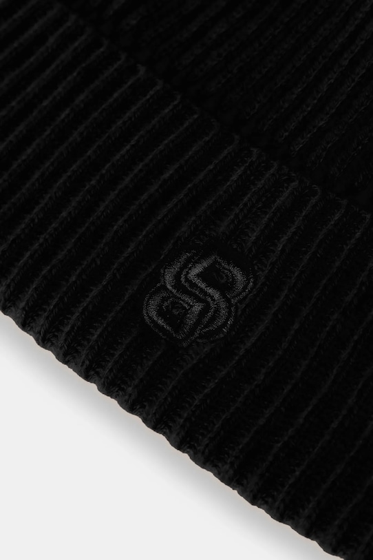 Akcesoria BOSS czapka wełniana 50557673 czarny