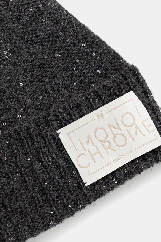 Akcesoria Marella czapka z wełną 2523576027200 szary