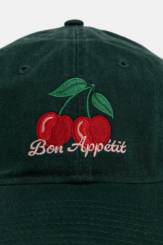New Era czapka z daszkiem bawełniana 0 aplikacja zielony 60691298