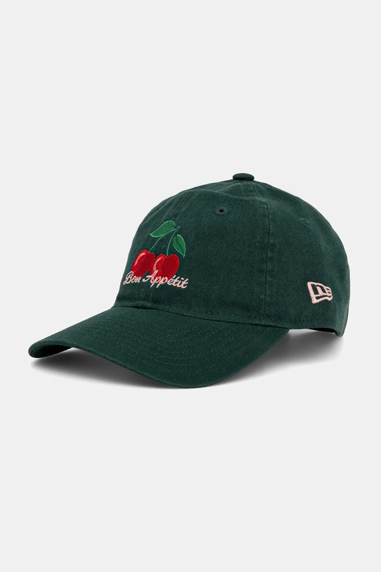 New Era czapka z daszkiem bawełniana 0 60691298 zielony AW25