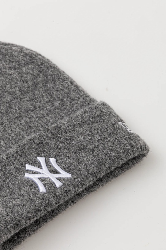 New Era czapka z domieszką wełny 60580753 szary AW25