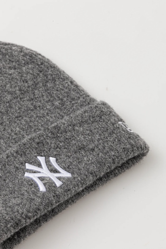 Čepice z vlněné směsi New Era 60580753 šedá AW25