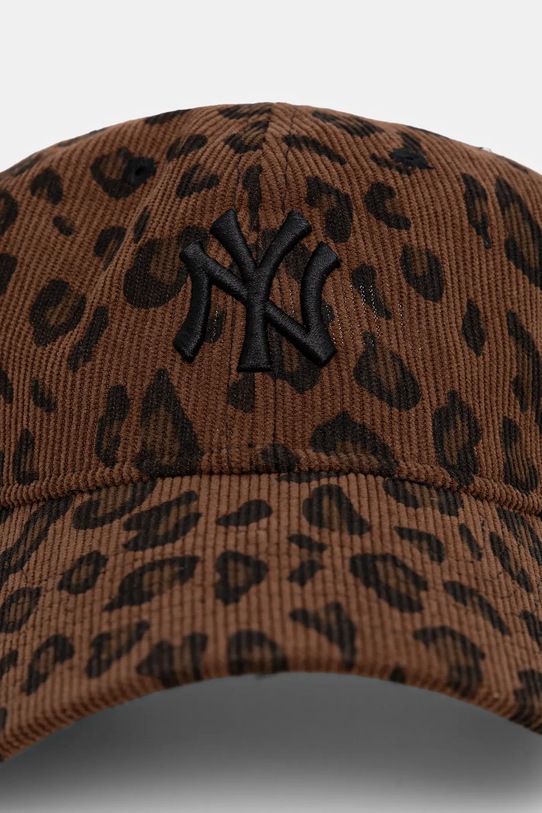 New Era czapka z daszkiem sztruksowa 0 60691324 brązowy AW25