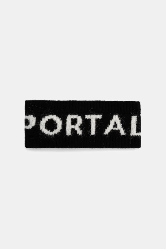 Sportalm bentita din lână El Paso cu modele negru 950125