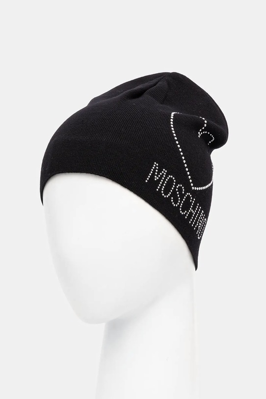 Dodatki Volnena kapa Moschino M3332.65451 črna
