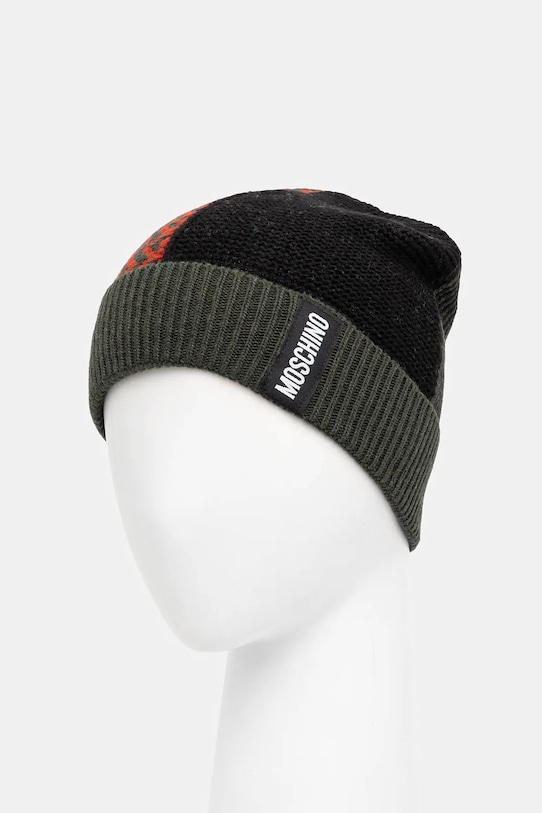 Akcesoria Moschino czapka z wełną M3338.65448 zielony