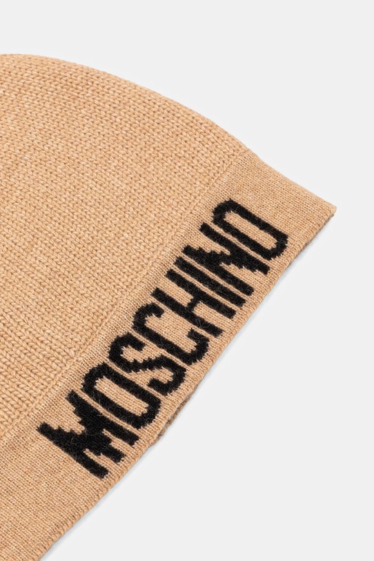 Moschino gyapjú sapka M3344.65463 bézs AW25