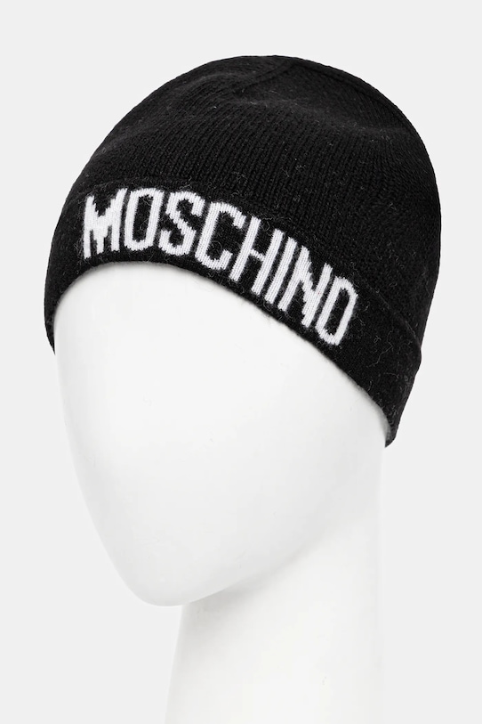 Moschino czapka z wełną M3344.65463 czarny AW25