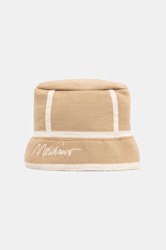 Moschino pălărie din lână cu adaos de lână verde M3353.65460