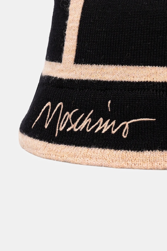 Akcesoria Moschino kapelusz z wełną M3353.65460 czarny