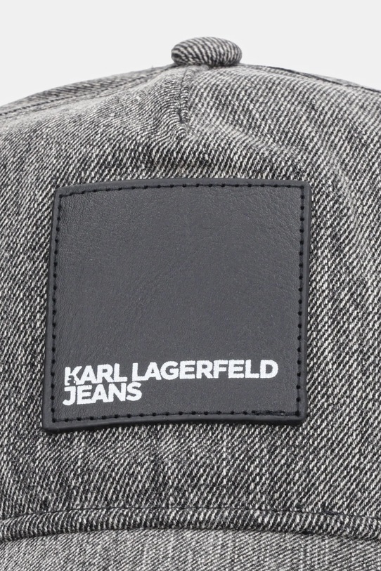 Karl Lagerfeld Jeans șapcă de baseball din bumbac A4W33076 gri AW25