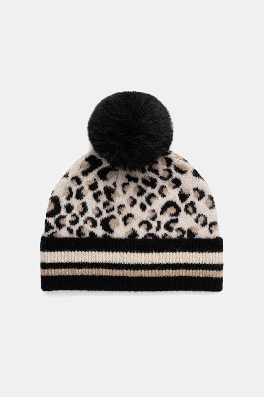 Morgan czapka z dodatkiem wełny średniej grubości beżowy 5BOREO