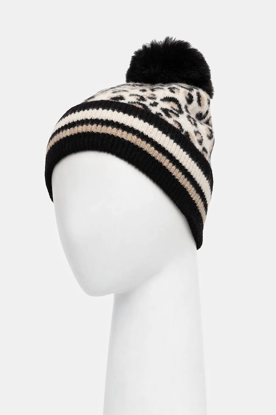 Akcesoria Morgan czapka z dodatkiem wełny 5BOREO beżowy