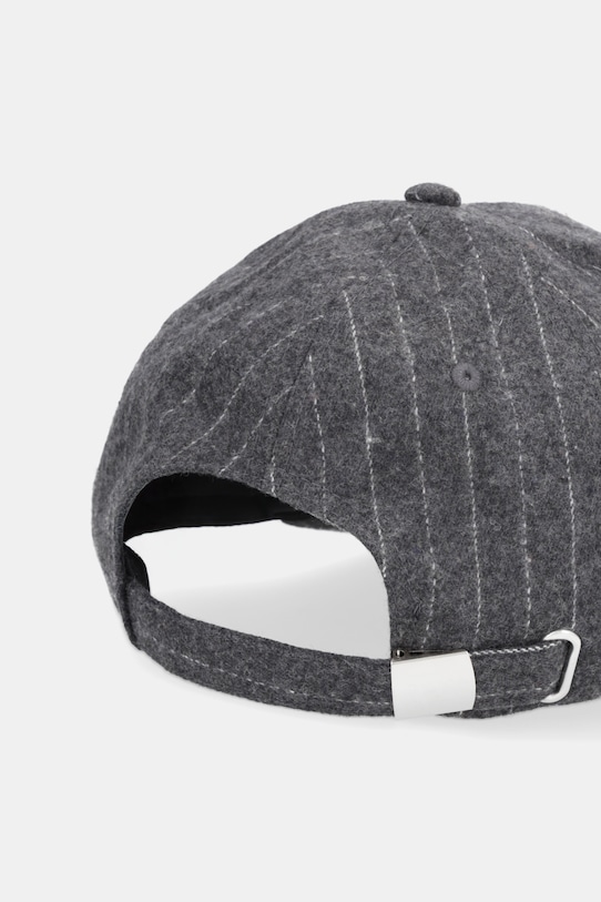 Akcesoria Morgan czapka z daszkiem z domieszką wełny 5CAPRI szary