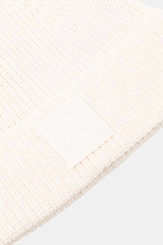 HUGO czapka z wełną 50548413 beżowy AW25