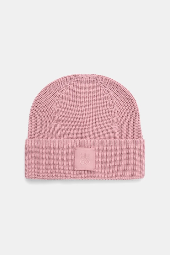 HUGO căciulă de lână uni roz 50548413