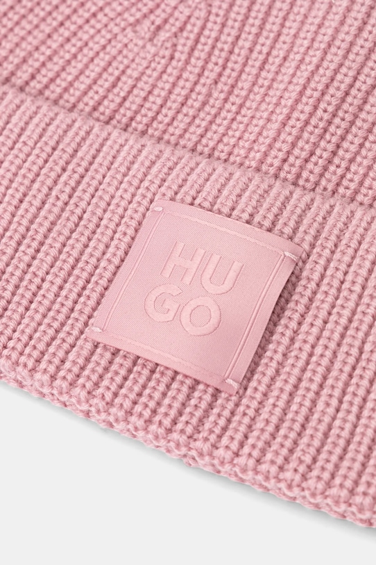 Accesorii HUGO căciulă de lână 50548413 roz