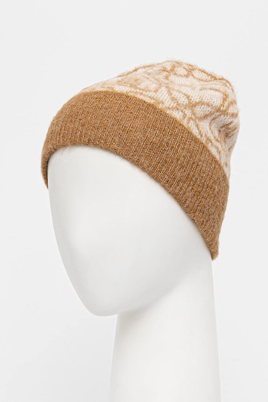 Akcesoria HUGO czapka z wełną 50548722 beżowy