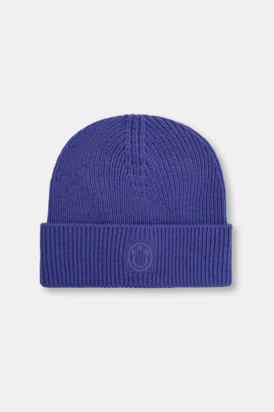 Čiapka s prímesou vlny Hugo Blue stredne hrubá modrá 50551505