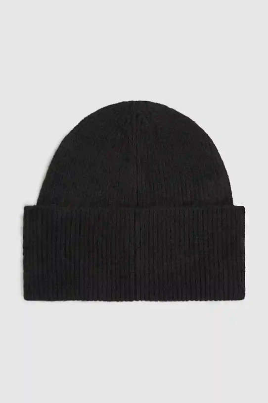 Karl Lagerfeld căciulă din amestec de lână A4W33009 negru AW25