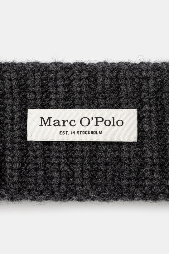 Marc O'Polo opaska na głowę wełniana 509517901043 szary AW25