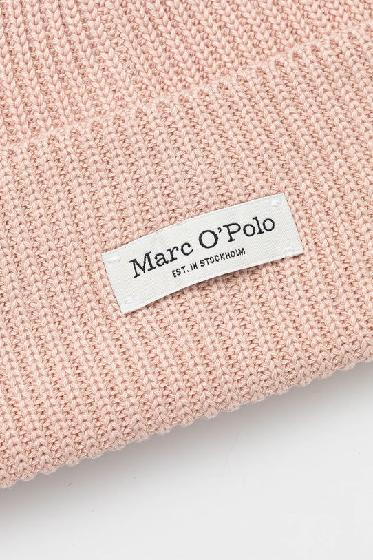 Akcesoria Marc O'Polo czapka bawełniana 509605901141 różowy