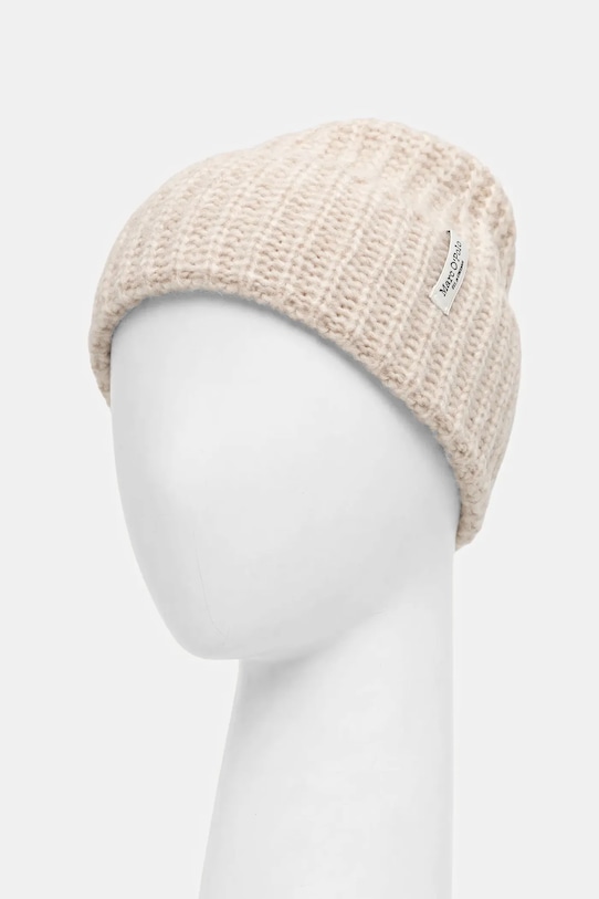 Doplnky Čiapka s prímesou vlny Marc O'Polo 509612101041 béžová