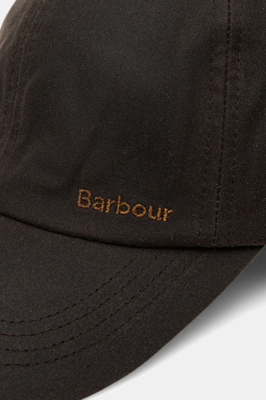 Хлопковая кепка Barbour LHA0477 зелёный AW25