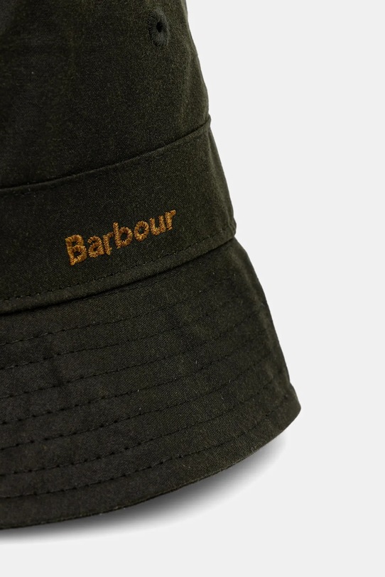 Barbour kapelusz bawełniany LHA0519 zielony AW25