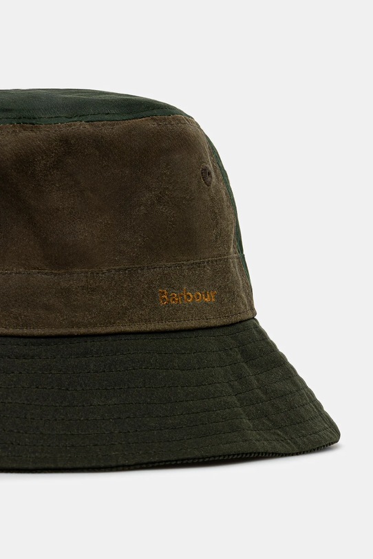 Шляпа из хлопка Barbour Brackley Wax Bucket Hat LHA0548OL52 зелёный AW25