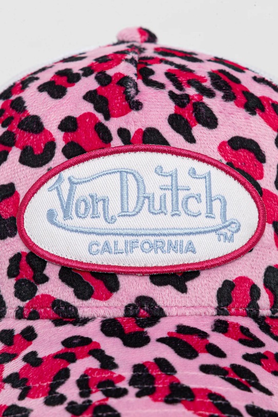 Von Dutch czapka z daszkiem VD.2.CB.PSA różowy AW25